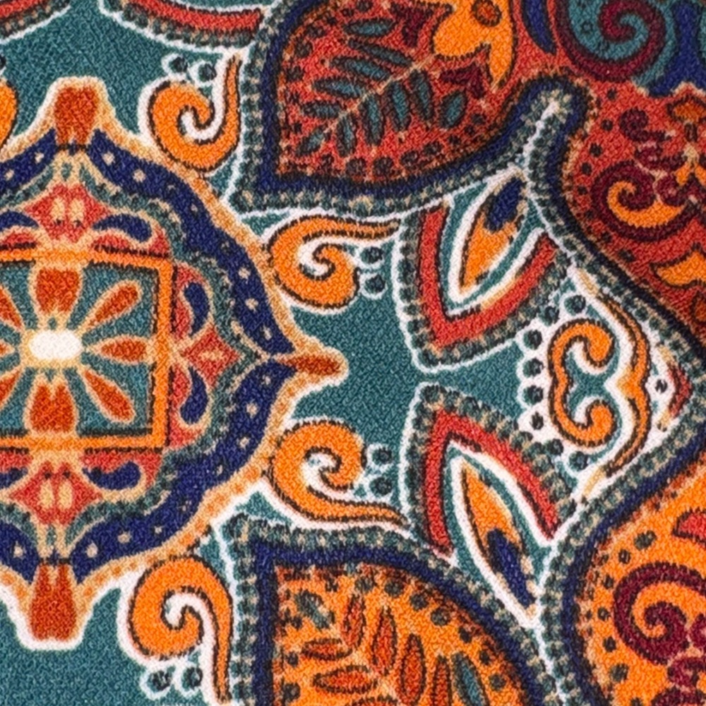 Faith & Joy Red Paisley Boho women’s top small - Picture 9 of 9